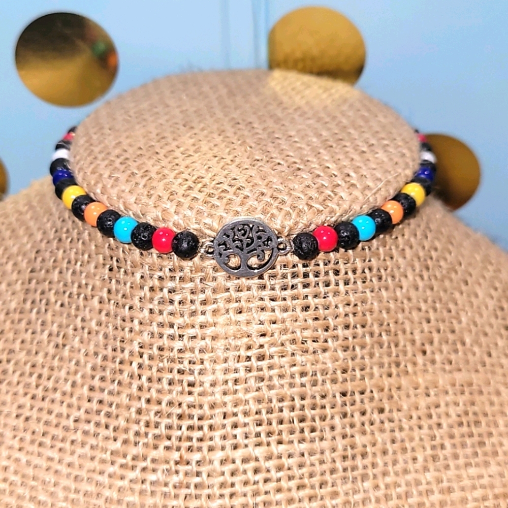 Rainbow Tree Aromatherapy Bracelet